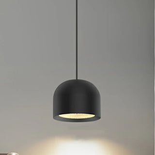 ZOWALA - Scandinavian Cone Iron Bedroom White Pendant Light Image - 13