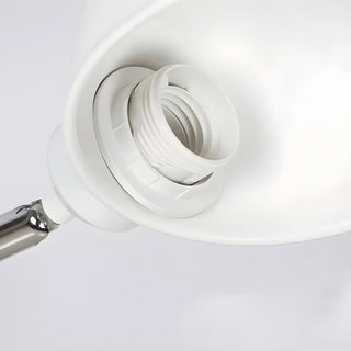 ZOWALA - Scandinavian Swing Arm Iron Reading White Wall Sconce Image - 16