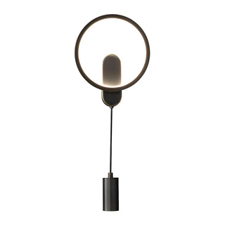 Silica Gel Circular Gold Reading Wall Light Fixture Zawala Image - 10