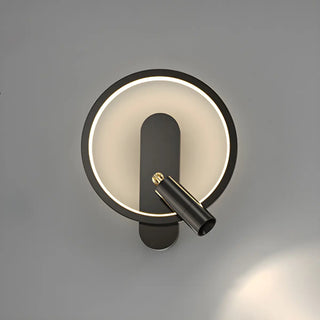 Silica Gel Circular Gold Reading Wall Light Fixture Zawala Image - 8