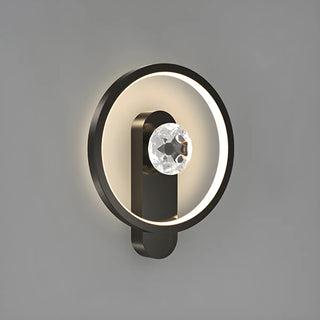Silica Gel Circular Gold Reading Wall Light Fixture Zawala Image - 9