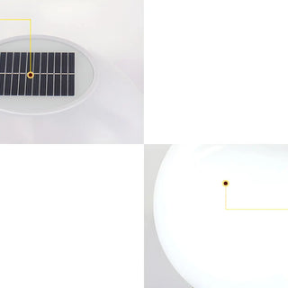 Minimalist White Globe Outdoor Post Light 2 Light Zawala Image - 8
