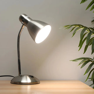 Simple Adjustable Metal Geometric LED Modern Table Lamp Zawala Image - 1