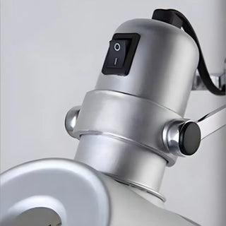 ZOWALA - Contemporary Swing Arm Adjustable Aluminum Silver Wall Light Image - 7