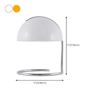 Simple Semicircle  Bedroom Dome Glass Small Table Lamp Zawala #size