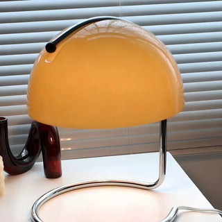 Simple Semicircle  Bedroom Dome Glass Small Table Lamp Zawala Image - 3