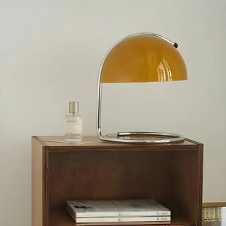 Simple Semicircle  Bedroom Dome Glass Small Table Lamp Zawala Image - 7