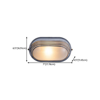 ZOWALA - Silver Simple Geometric Chrome Outdoor Glass Wall Light Image - 14