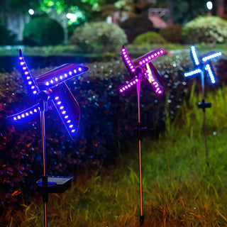 Colorful Windmill Garden Decorative Landscape Lighting Zawala Image - 1