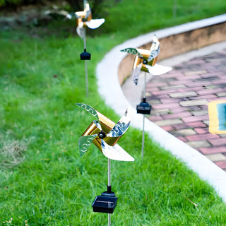 Colorful Windmill Garden Decorative Landscape Lighting Zawala Image - 3