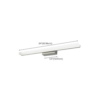ZOWALA - Modern Rectangular LED Bathroom Vanity Mirror Light Image - 22