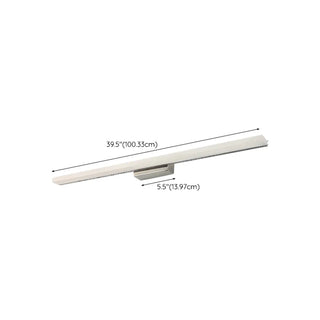 ZOWALA - Modern Rectangular LED Bathroom Vanity Mirror Light Image - 24