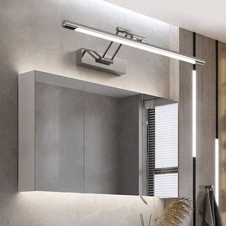 Adjustable Stylish Chrome Cylinder LED Vanity Light Zawala Image - 1