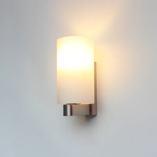Mini Simple White Cylinder Metal Wall Sconce Light Zawala Image - 5
