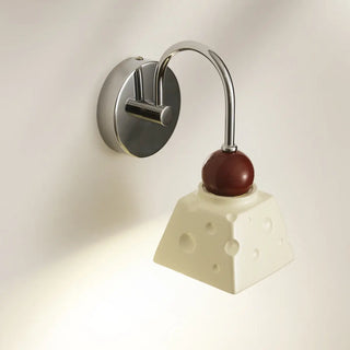 Creative Cheese-Inspired Yellow LED Wall Sconce Zawala Image - 14