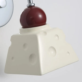 Creative Cheese-Inspired Yellow LED Wall Sconce Zawala Image - 15