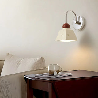 Creative Cheese-Inspired Yellow LED Wall Sconce Zawala Image - 2