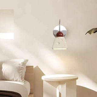 Creative Cheese-Inspired Yellow LED Wall Sconce Zawala Image - 3