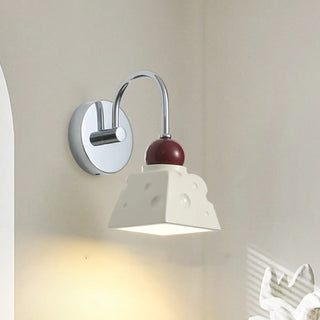 Creative Cheese-Inspired Yellow LED Wall Sconce Zawala Image - 7