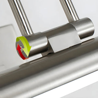 ZOWALA - Modern Stylish Silver Linear LED Metallic Vanity Light Image - 14