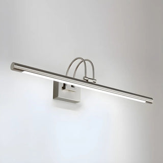 ZOWALA - Modern Stylish Silver Linear LED Metallic Vanity Light Image - 7