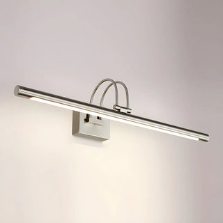 ZOWALA - Modern Stylish Silver Linear LED Metallic Vanity Light Image - 8