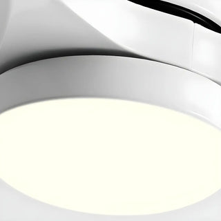 ZOWALA - Simple 3-Blade Flush Mount Fan with Light Image - 7