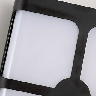 ZOWALA - Black Simple Arch Geometric LED Wall Light Warm Light Image - 11