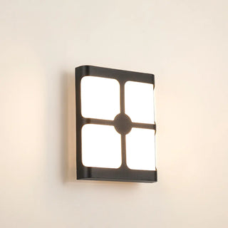 ZOWALA - Black Simple Arch Geometric LED Wall Light Warm Light Image - 7