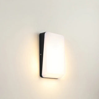 ZOWALA - Black Simple Arch Geometric LED Wall Light Warm Light Image - 9