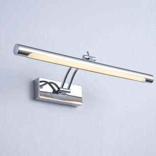 Simple Adjustable Chrome LED Bathroom Vanity Light Zawala Image - 5
