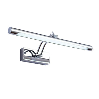 Simple Adjustable Chrome LED Bathroom Vanity Light Zawala Image - 6