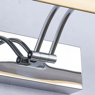 Simple Adjustable Chrome LED Bathroom Vanity Light Zawala Image - 7