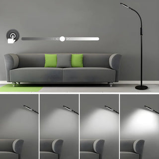ZOWALA - Simple Adjustable LED Metal Floor Lamp Image - 6