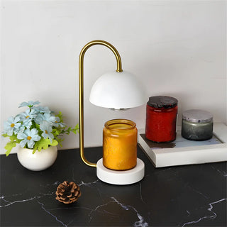 Simple Elegant Dome Shape Metal Candle Table Lamp Zawala Image - 11