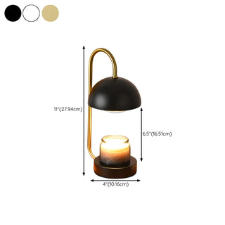 Simple Elegant Dome Shape Metal Candle Table Lamp Zawala #size