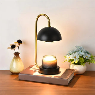 Simple Elegant Dome Shape Metal Candle Table Lamp Zawala Image - 5