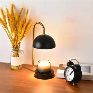 Simple Elegant Dome Shape Metal Candle Table Lamp Zawala Image - 6
