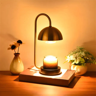 Simple Elegant Dome Shape Metal Candle Table Lamp Zawala Image - 7
