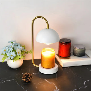 Simple Elegant Dome Shape Metal Candle Table Lamp Zawala Image - 9