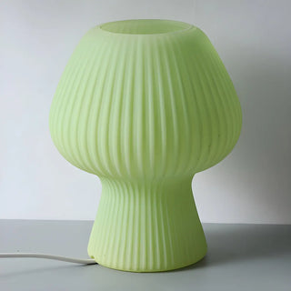 Modern Geometric Textured Glass Bedroom Table Lamp Zawala Image - 4