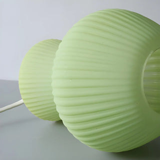 Modern Geometric Textured Glass Bedroom Table Lamp Zawala Image - 13