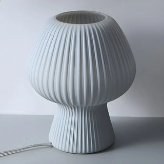 Modern Geometric Textured Glass Bedroom Table Lamp Zawala Image - 8