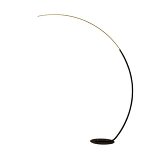 ZOWALA - Simple Black Arc Linear LED Floor Light Image - 10