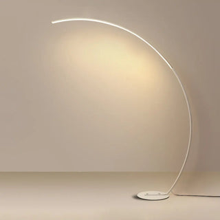 ZOWALA - Simple Black Arc Linear LED Floor Light Image - 5