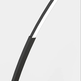ZOWALA - Simple Black Arc Linear LED Floor Light Image - 7