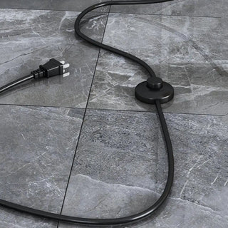 ZOWALA - Simple Black Arc Linear LED Floor Light Image - 9