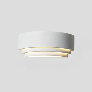 Simple Mini Concrete Multi-Tier Arch Wall Light Grey Zawala Image - 2