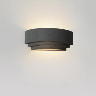 Simple Mini Concrete Multi-Tier Arch Wall Light Grey Zawala Image - 9