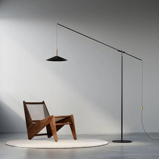 Adjustable Simple Hanging Cone Cantilever Floor Lamp Zawala Image - 5